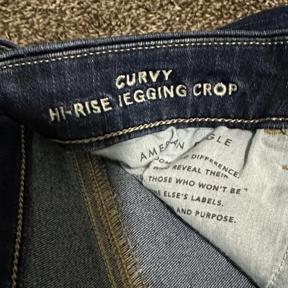 American Eagle Curvy Hi-Rise Jegging Crop - Picture 3 of 6